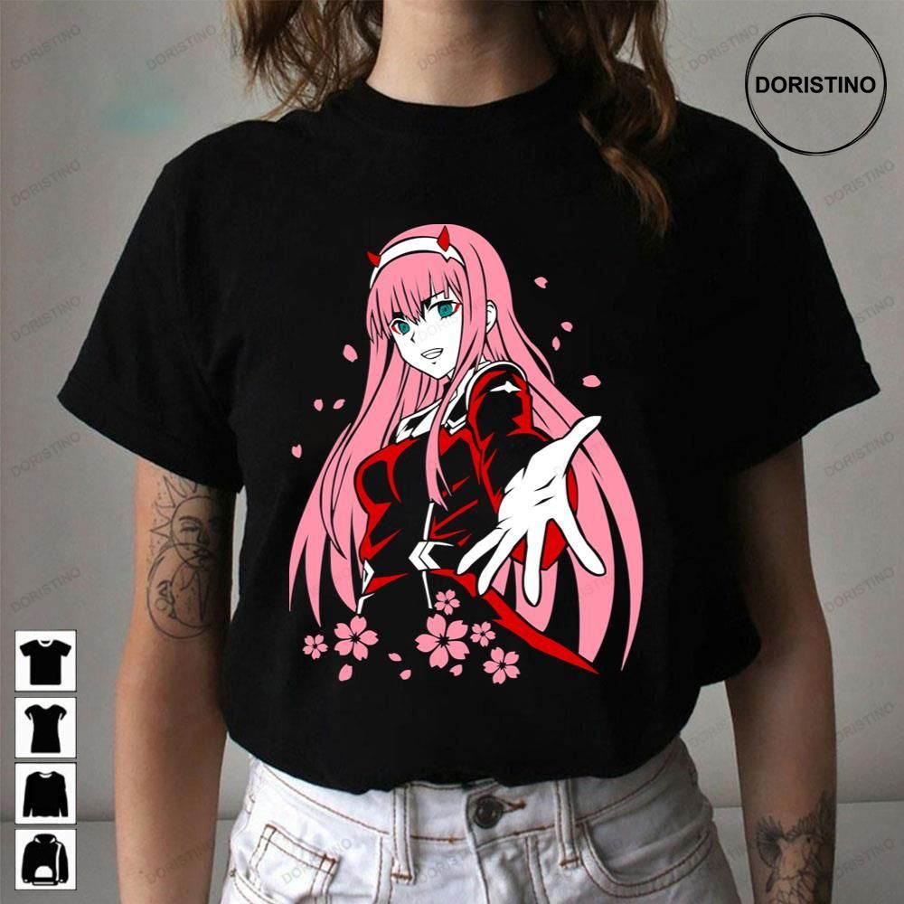 Give Me Your Hand Zero Two Darling In The Franxx Awesome Shirts